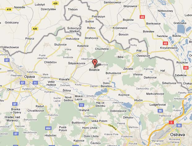 Länderkarte Tschechischen