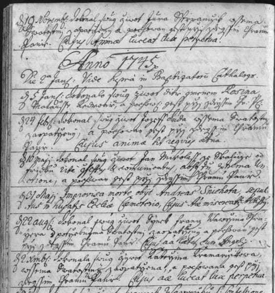 Abbildung Kirchenbuch-Eintrag